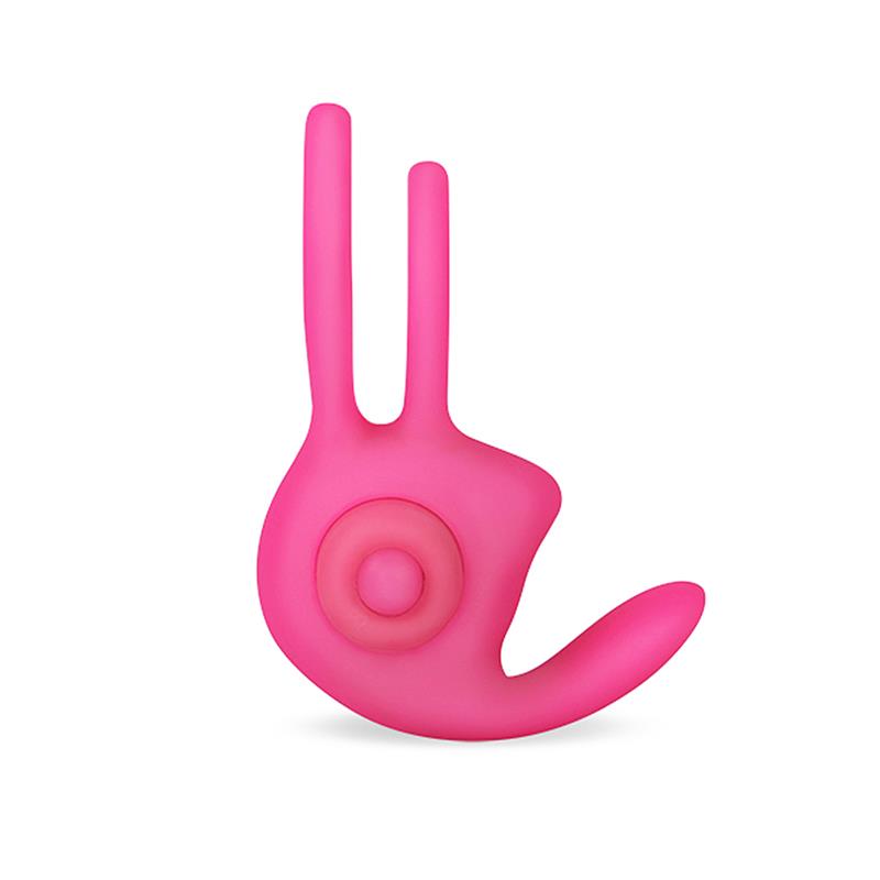 Double Vibrating Cockring Power Clit Duo Pink - UABDSM