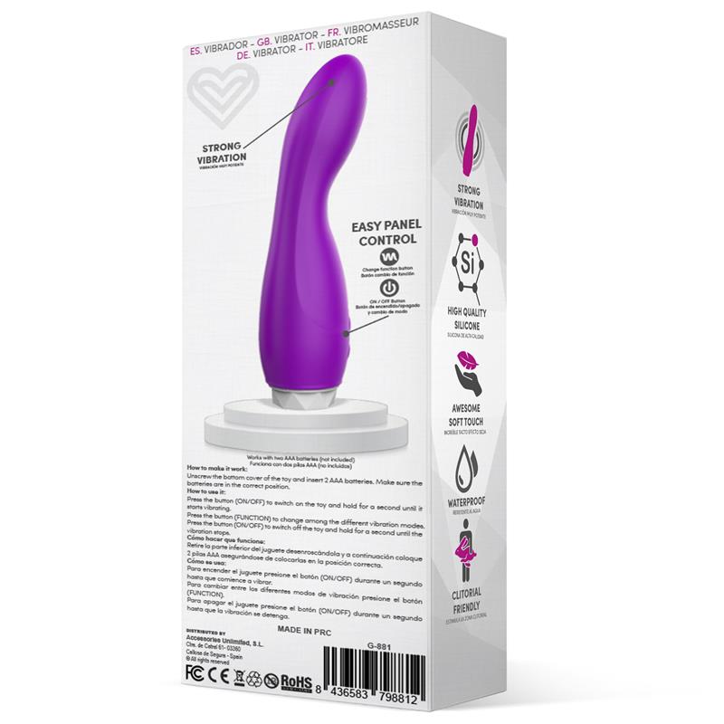 Douby Vibe Silicone Purple - UABDSM