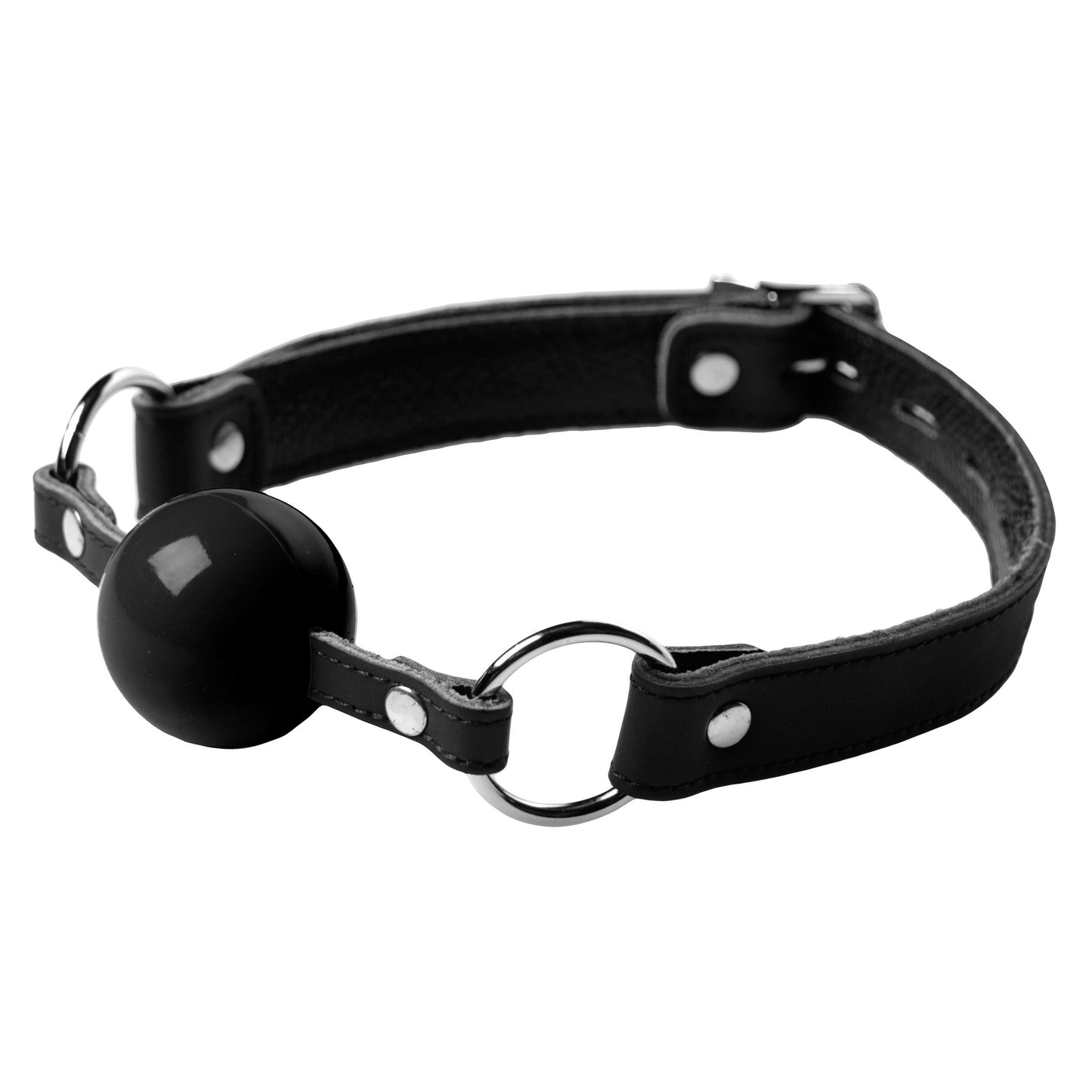 Classic Locking Silicone Ball Gag - Black - UABDSM