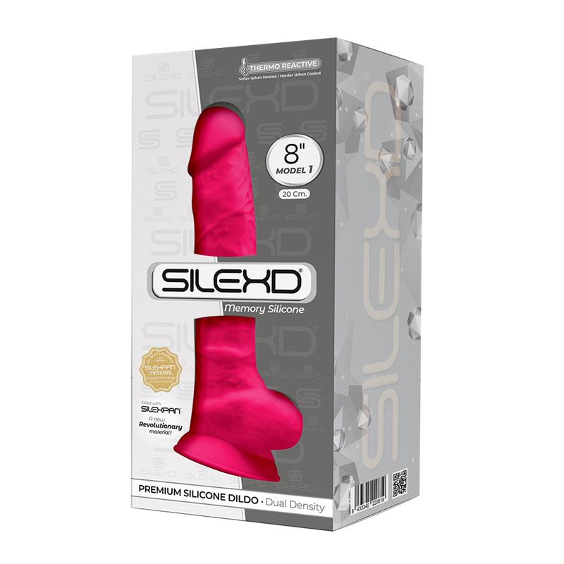 Dual Density Dildo Model 1 (8) Pink - UABDSM