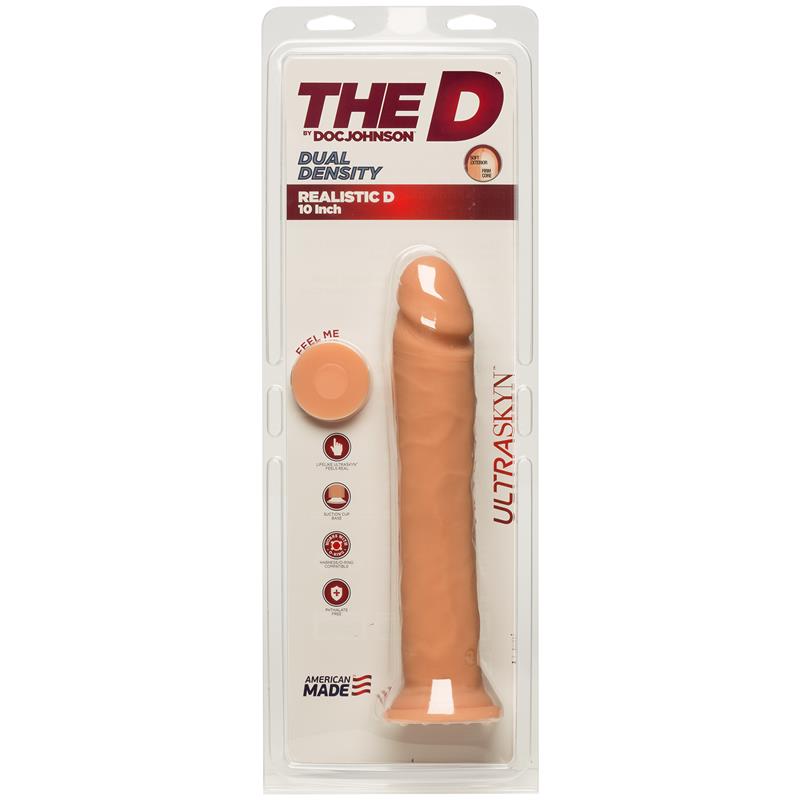 Dual Density Dildo Realistic D 10 Ulstraskyn Vanilla - UABDSM