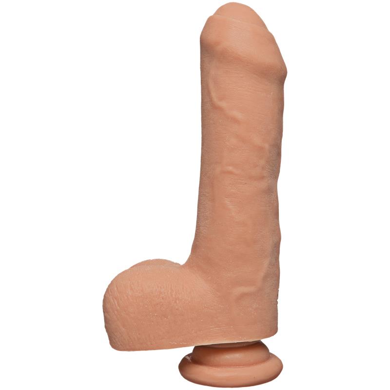 Dual Density Dildo Uncut D with Balls 7 Ultraskyn Vanilla - UABDSM