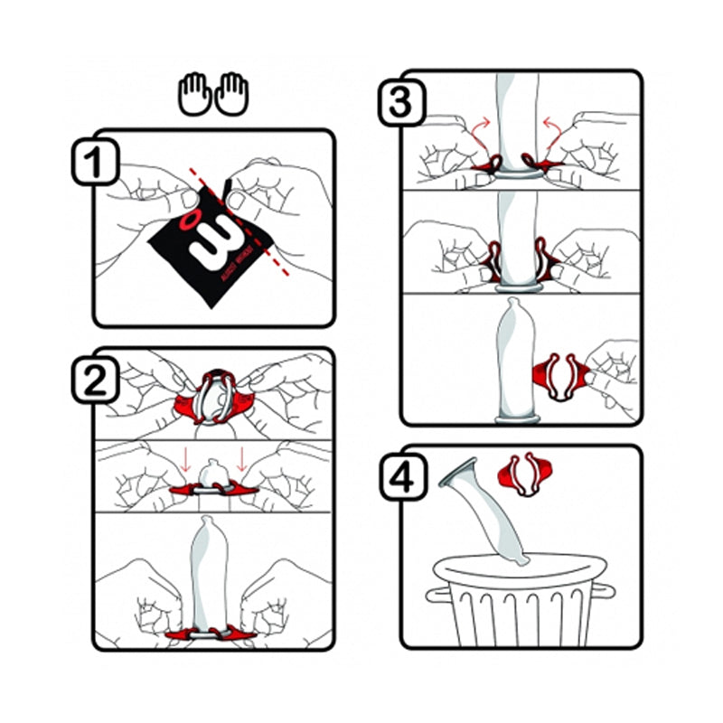 Wingman Condoms 8 Pieces - UABDSM