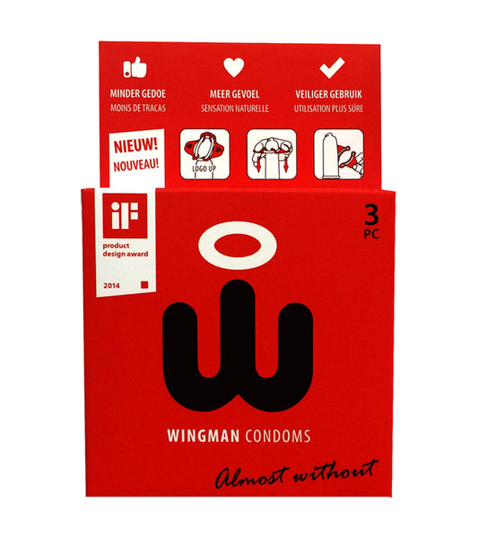 Wingman Condoms 3 Pieces - UABDSM