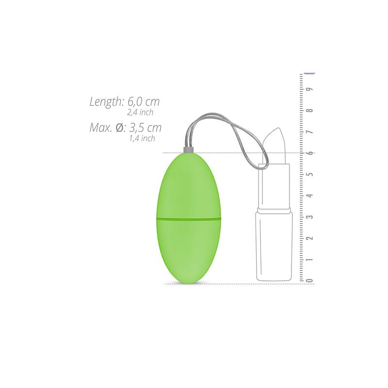 Remote Control Vibrating Egg - Green - UABDSM