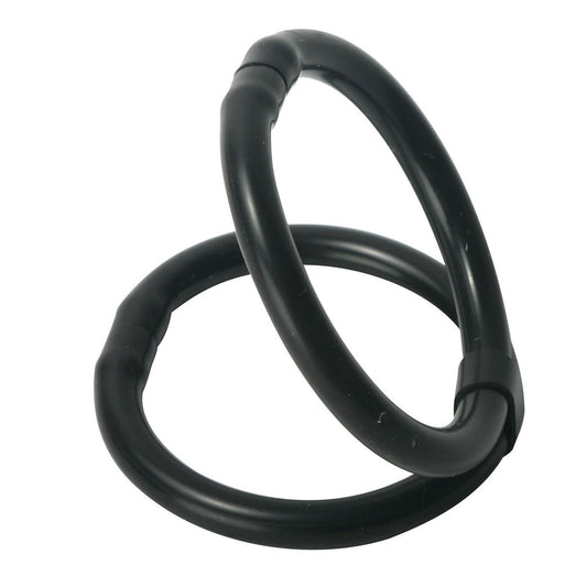 Easy Release Silicone Duo Cock Ring - UABDSM