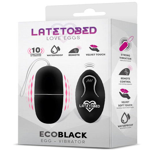 Ecoblack Vibrating Egg with Remote Control - UABDSM