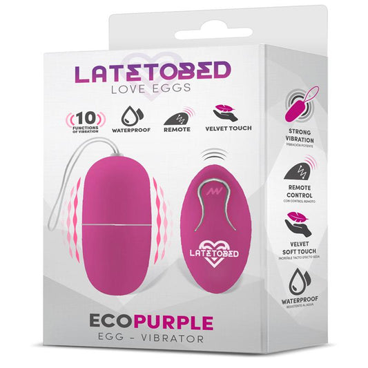 Ecopurple Vibrating Egg with Remote Control - UABDSM