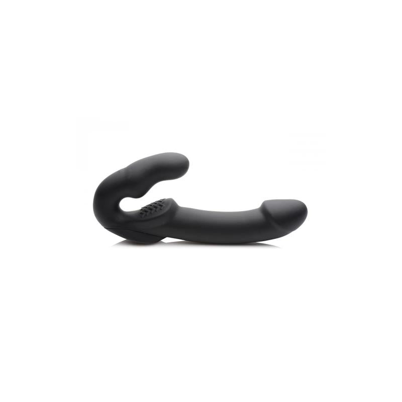 Evoke Vibrating Strapless Strap-On Black - UABDSM