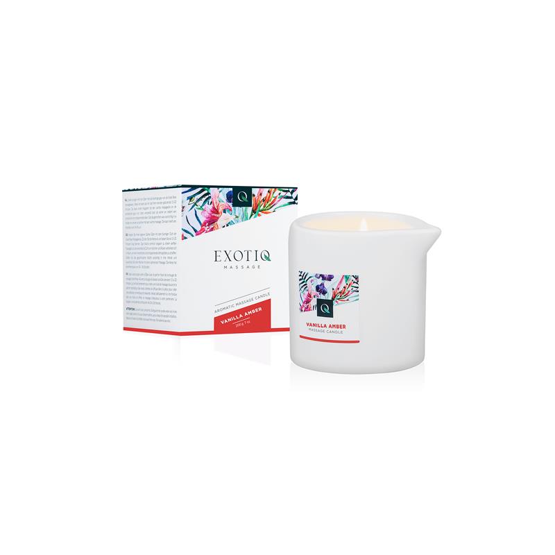 Exotic Massage Candle Vainilla and Amber  200g - UABDSM