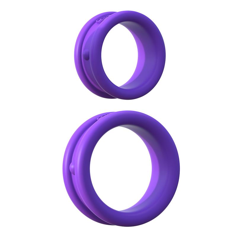 Fantasy C-Ringz Max-Width Silicone Rings Purple - UABDSM