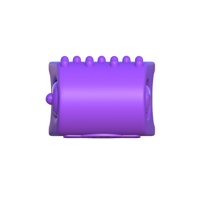 Fantasy C-Ringz Silicone Duo Ring Purple - UABDSM