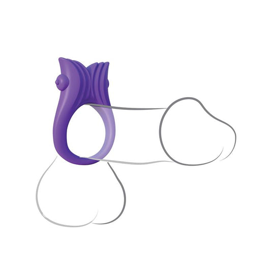 Fantasy C-Ringz Venus Silicone Love Ring Purple - UABDSM