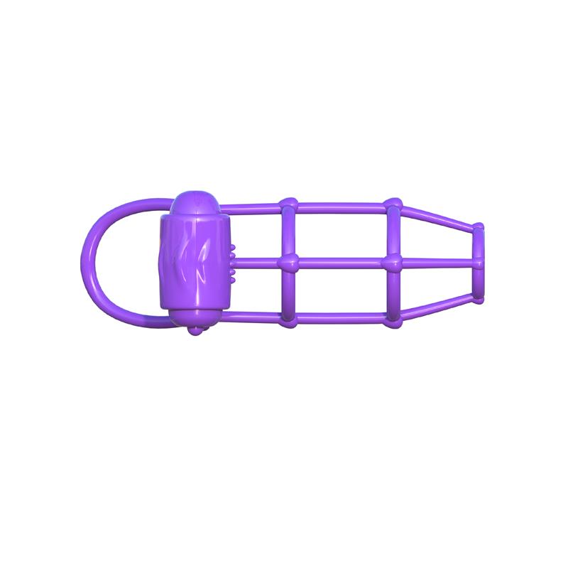 Fantasy C-Ringz Vibrating Climax Cage Purple - UABDSM