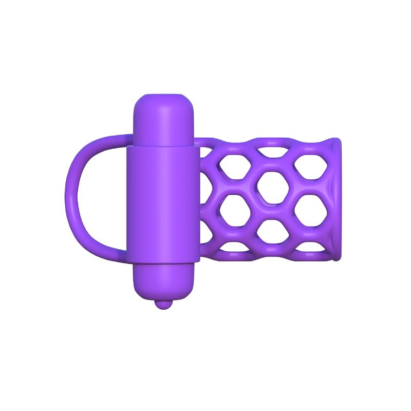 Fantasy C-Ringz Vibrating Couples Cage Purple - UABDSM