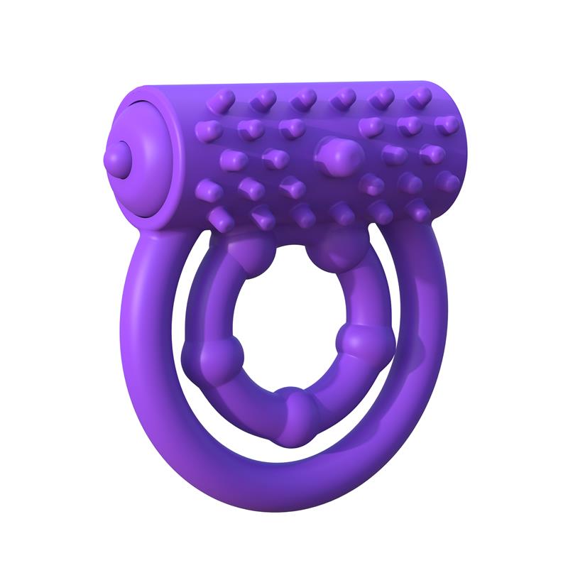 Fantasy C-Ringz Vibrating Prolong Performance Ring  Purple - UABDSM