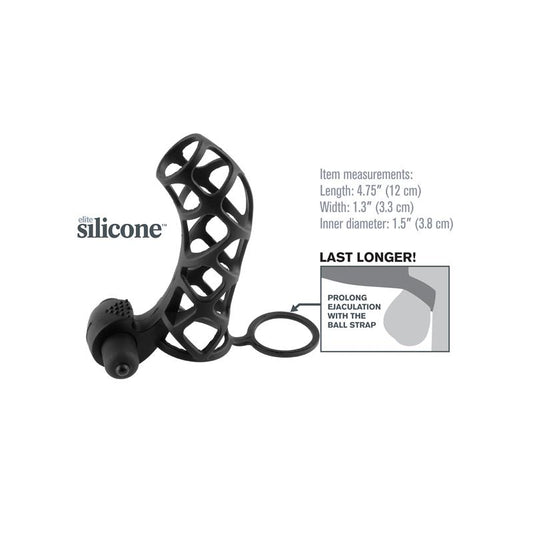 Fantasy X-tensions  Extreme Silicone Power Cage - Black - UABDSM