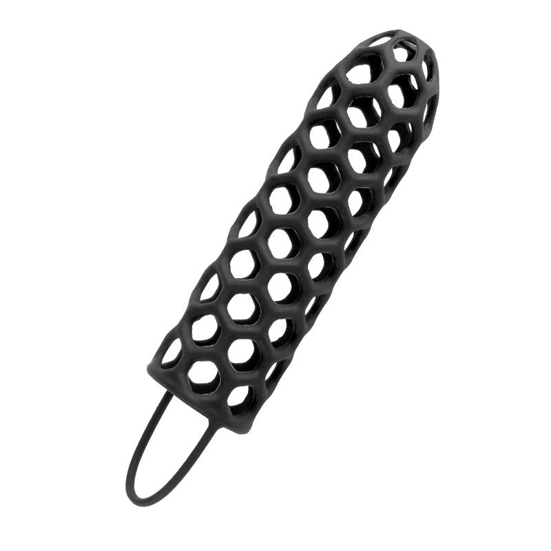 Fantasy X-tensions  Silicone Warrior Cock Cage-Bla - UABDSM