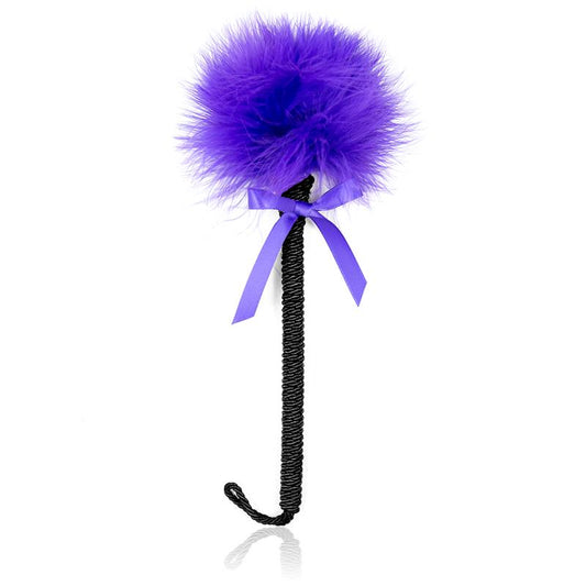 Feather Tickler with Bow 25 cm Purple - UABDSM