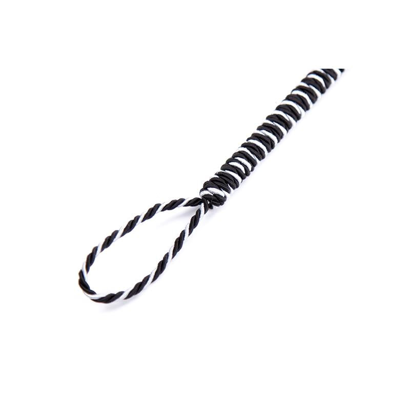 Feather Tickler with Wrapped 46 cm Black/White - UABDSM