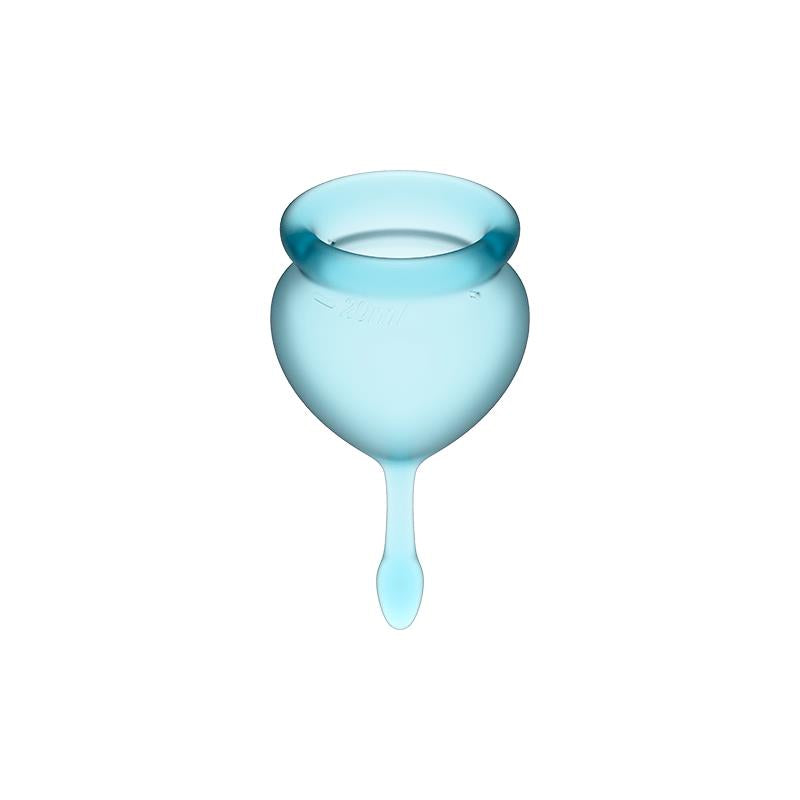 Feel Good Menstrual Cup Light Blue Pack of 2 - UABDSM