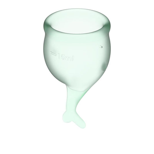 Feel Secure Menstrual Cup Light Green Pack of 2 - UABDSM