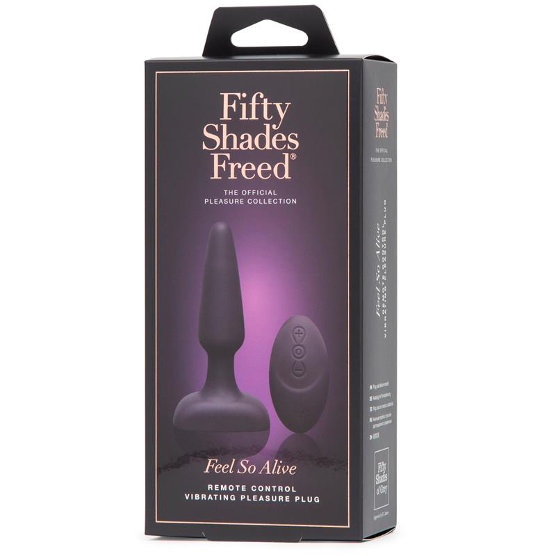 Feel So Alive Vibrating Butt Plug Remote Control Rechargeable USB - UABDSM