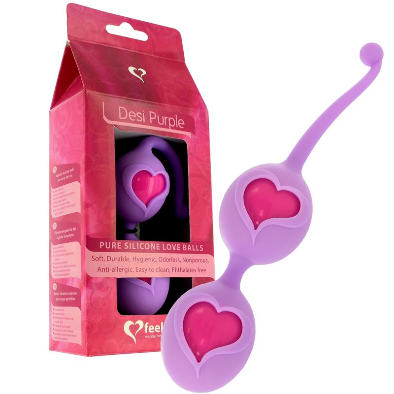 Feelz Toys Love Balls Desi Purple - UABDSM