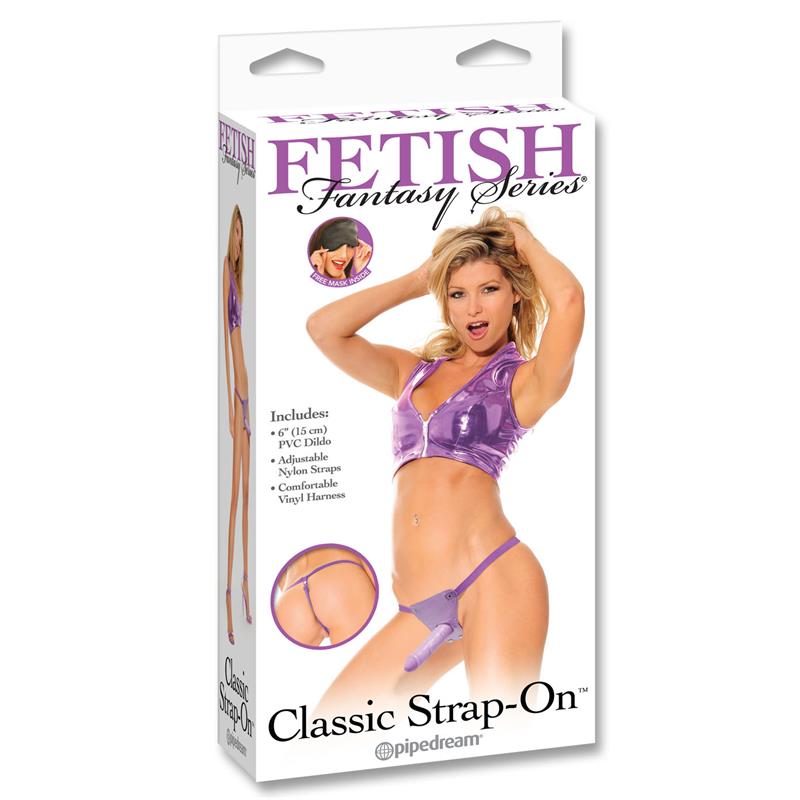 Fetish Fantasy Series Classic Strap On and Harness Purple - UABDSM