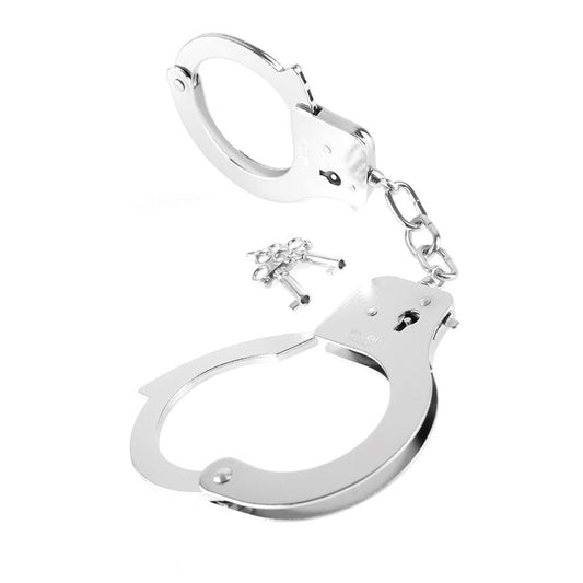 Fetish Fantasy Series Designer Metal Handcuffs Silver - UABDSM