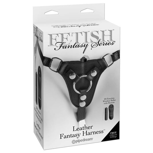 Fetish Fantasy Series Leather Fantasy Harness-Blac - UABDSM