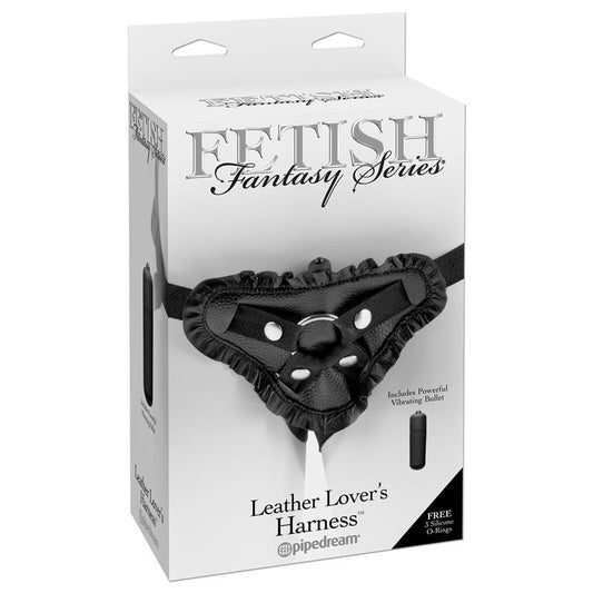 Fetish Fantasy Series Leather Lovers Harness-Blac - UABDSM