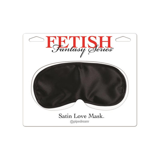 Fetish Fantasy Series Satin Love Mask - Black - UABDSM