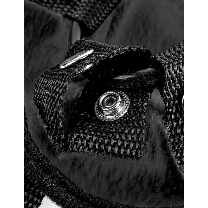 Fetish Fantasy Series Vibrating Plush Harness Black - UABDSM