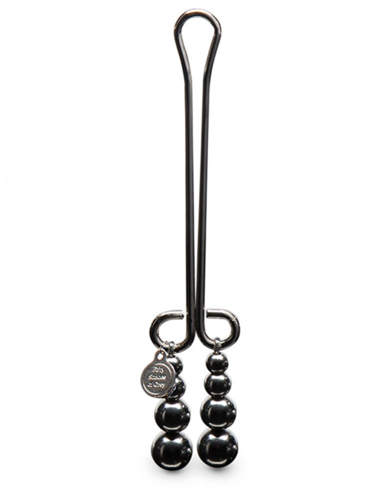 Just Sensation - FSoG Darker Beaded Clitoral Clamp - UABDSM