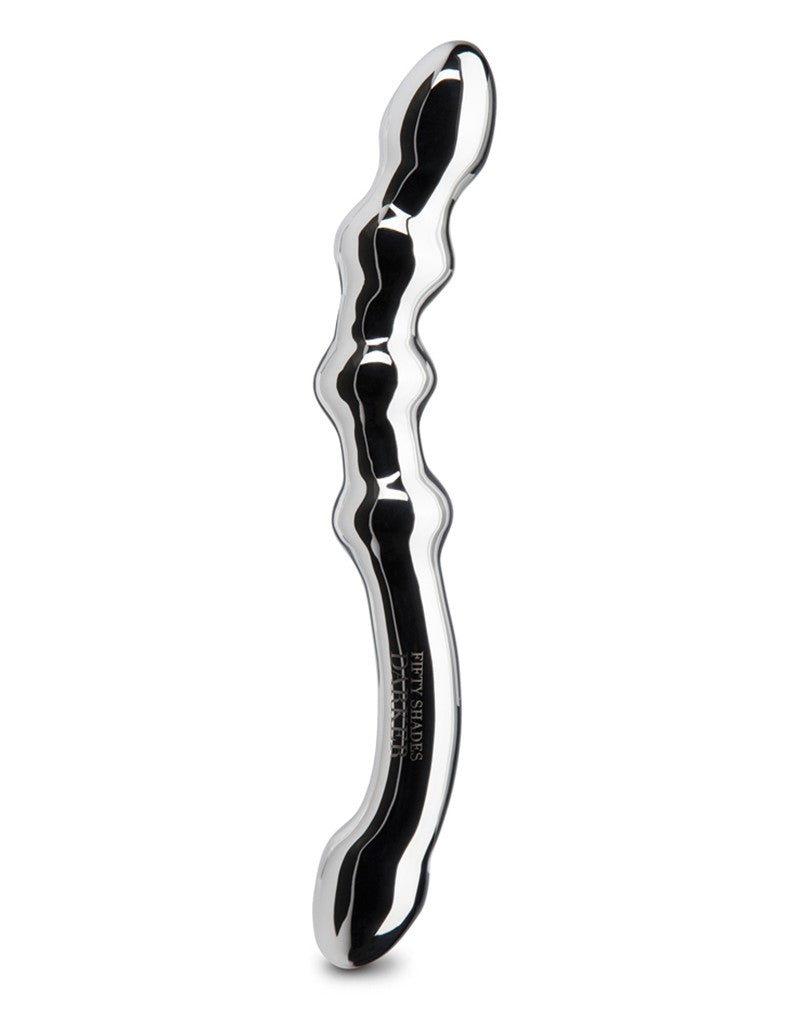 Deliciously Deep - FSoG Darker Steel G-Spot Dildo - UABDSM