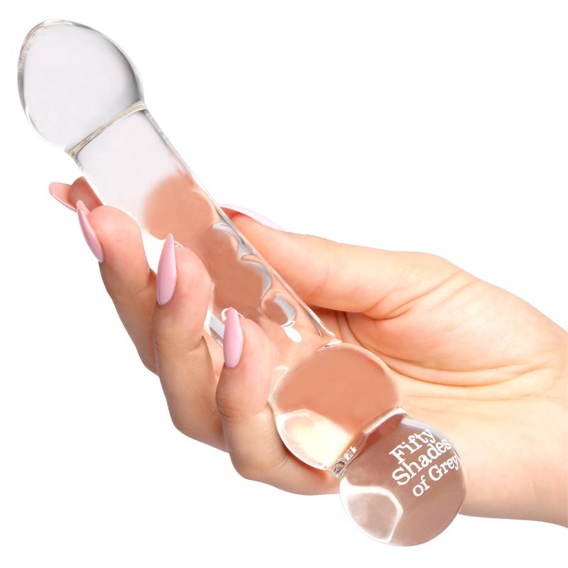 Fifty Shades of Grey Drive Me Crazy Glass Massage Wand - UABDSM