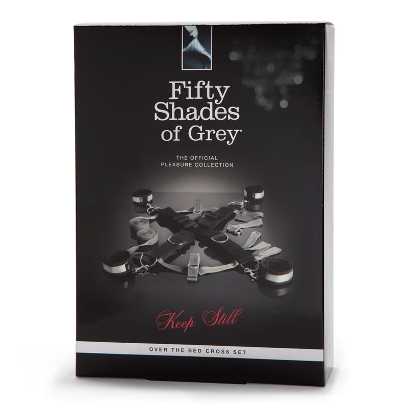 Fifty Shades of Grey Keep Still Over the Bed Cross Set Silver - UABDSM