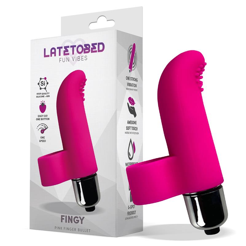 Fingy Finger Bullet Silicone Pink - UABDSM