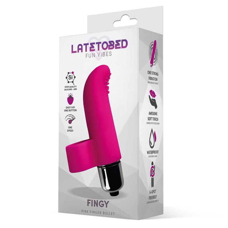 Fingy Finger Bullet Silicone Pink - UABDSM