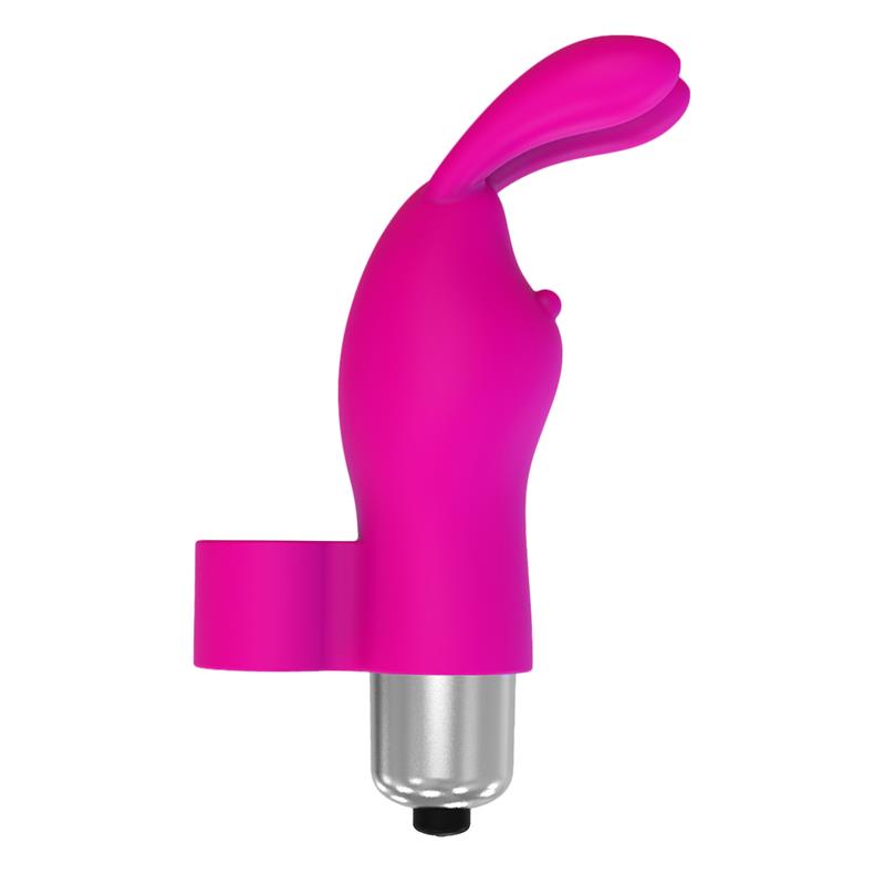 Fingyhop Vibrating Bullet with Rabbit Silicone Pink - UABDSM