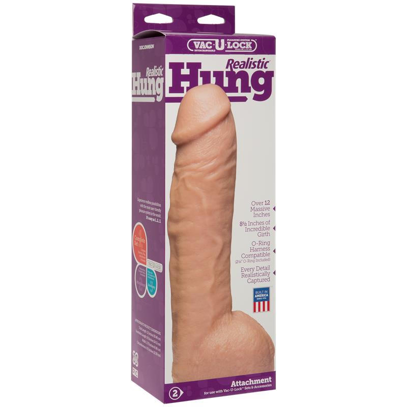 Firmskyn Realistic Dildo Hung Vainilla - UABDSM