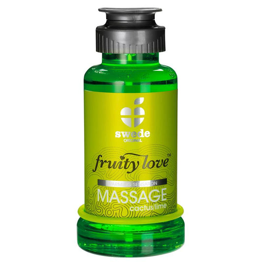 Fruity Love Massage Oil Cactus and Lima Aroma 100 ml - UABDSM