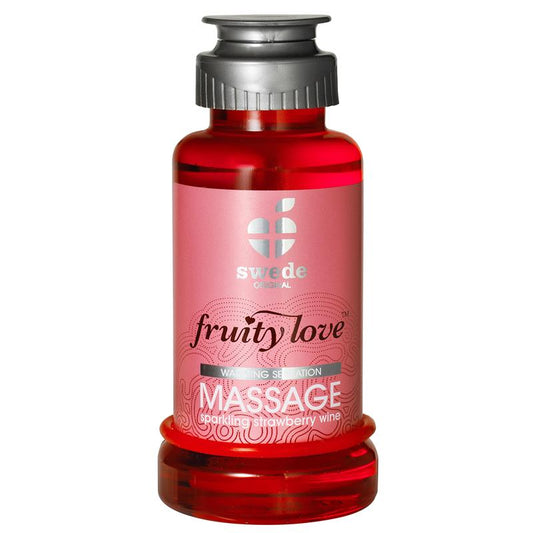 Fruity Love Massage Oil Sparkling Strawberr Aroma 100 ml - UABDSM
