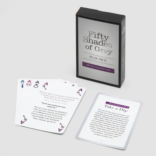 Fifty Shades of Grey Play Nice Talk Dirty Card Game - UABDSM