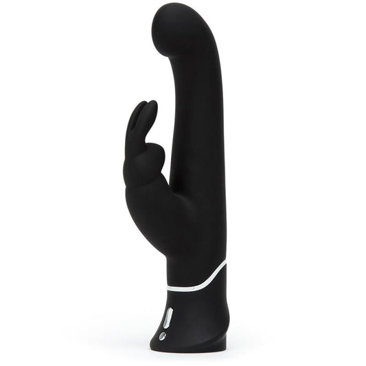 G-Spot Stroker Rabbit Vibrator Black - UABDSM