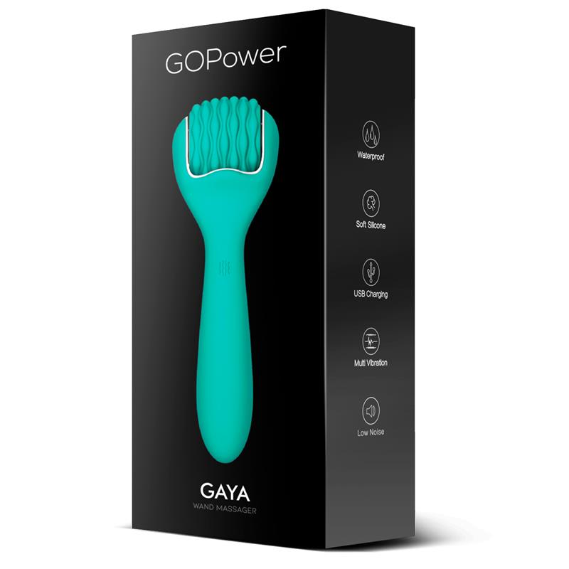 Gaya Dual Function Wand Massager USB Silicone - UABDSM