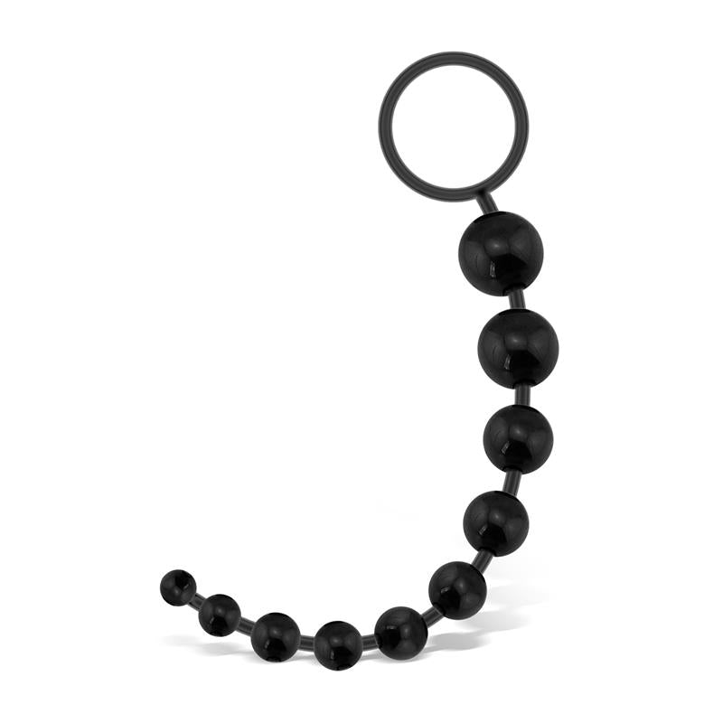G.Flex Bendable Thai Anal Beads Black - UABDSM