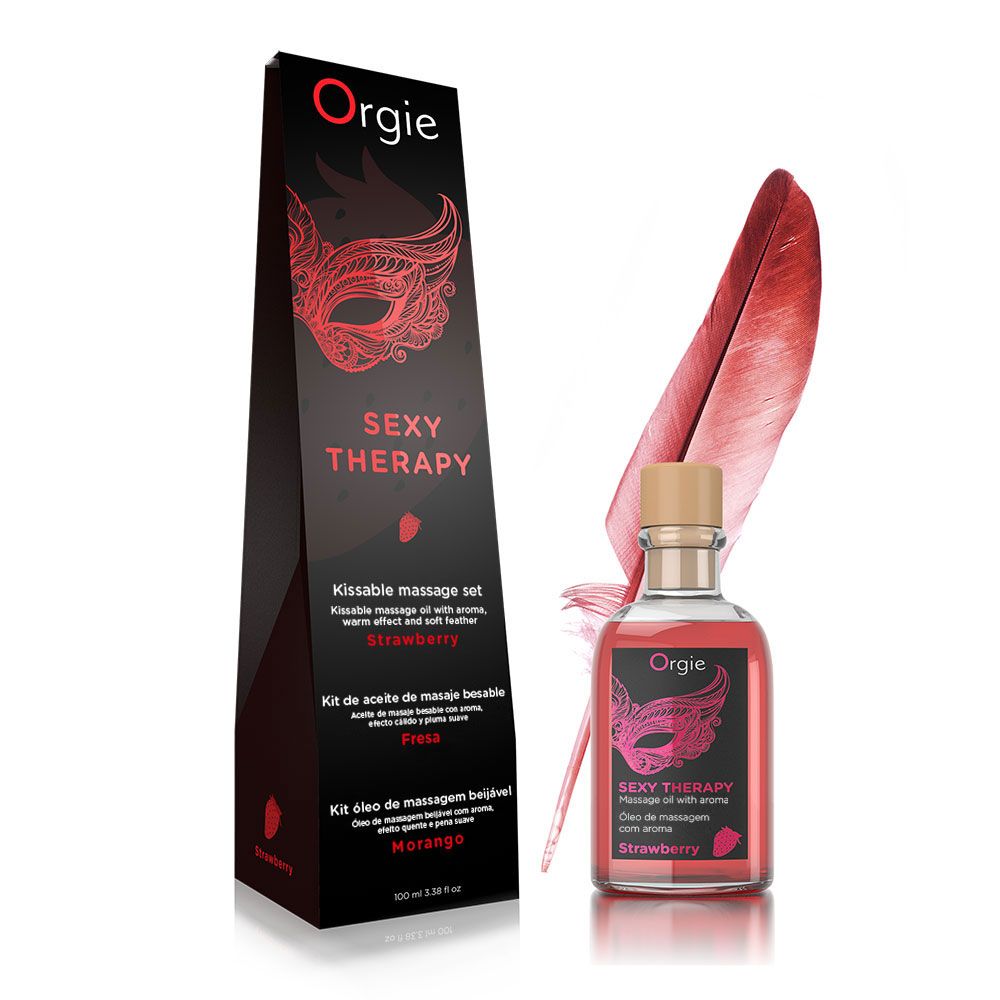 Orgie Lips Massage Kit - Strawberry - UABDSM