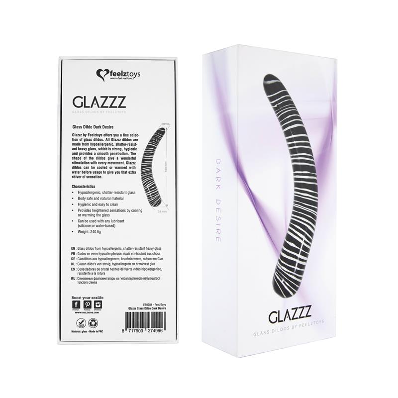 Glazz Glass Dildo Dark Desire - UABDSM